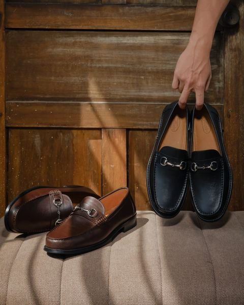 Loafer Horsebit Alain Da Bê Đen  - Phylon