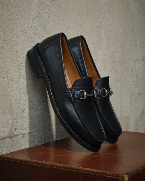 Loafer Horsebit Alain Da Bê Đen  - Phylon