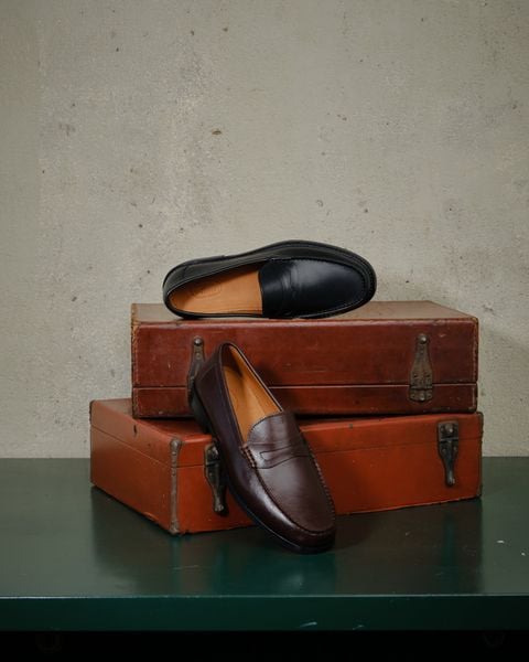 Loafer Penny Alain Da Bê Đen - Phylon