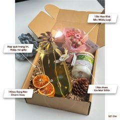 Set Quà Tặng Sinh Nhật Bạn Nữ, Bạn Trai Nến Thơm Chill & Relax HENY GARDEN