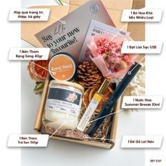 Set Quà Tặng Sinh Nhật Bạn Nữ, Bạn Trai Nến Thơm Chill & Relax HENY GARDEN