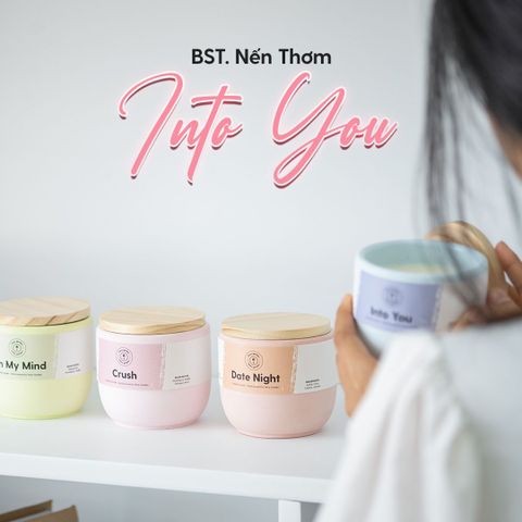 [Quà 20/11 Tặng Thầy Cô] Nến Thơm Cao Cấp BST INTO YOU Size M 200Gr Heny Garden