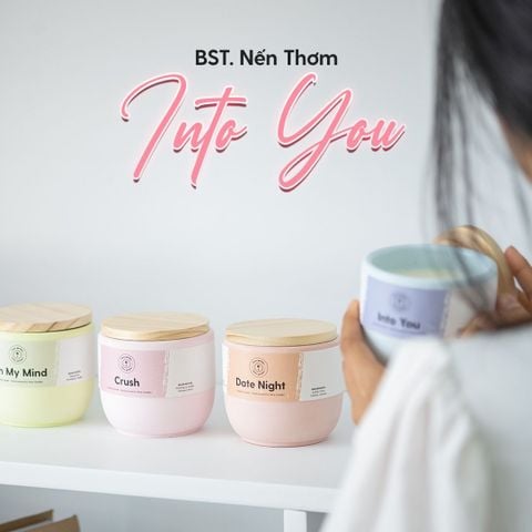 [Quà Valentine 14/2] Nến Thơm Cao Cấp BST INTO YOU Size M 200Gr Heny Garden