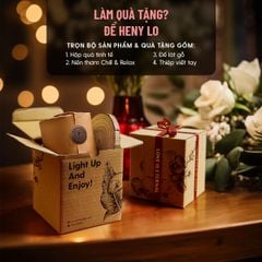 [Quà Valentine 14/2] Nến Thơm Thư Giãn Làm Quà Tặng Chill & Mùi Hương Dễ Ngủ HENY GARDEN