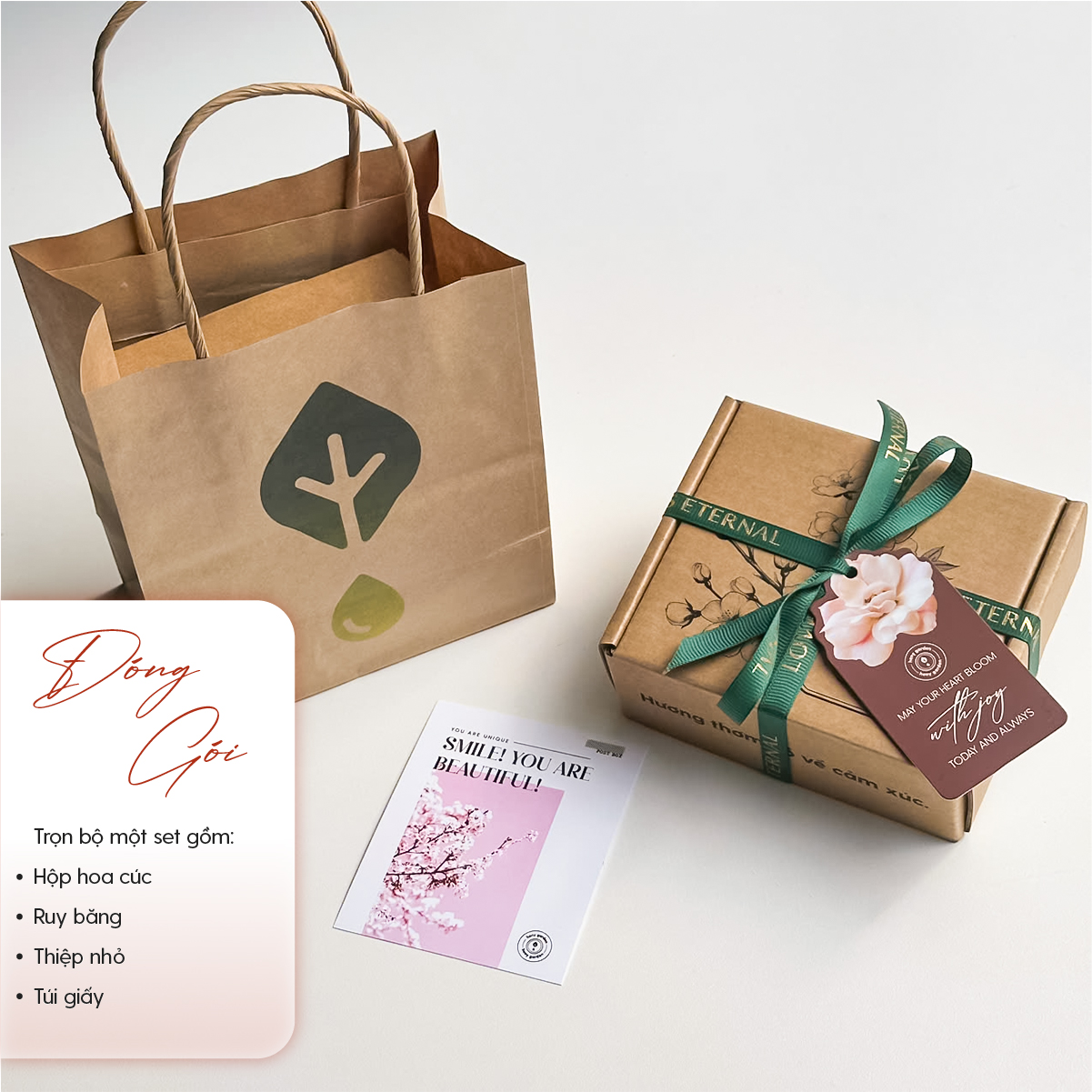 Nến Thơm Hoa Cúc Quà Doanh Nghiệp - Quà Đáp Lễ Cưới Set 50-100 Phần Heny Garden