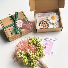 Nến Thơm Hoa Cúc Quà Doanh Nghiệp - Quà Đáp Lễ Cưới Set 50-100 Phần Heny Garden