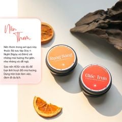 Set Quà Tặng Noel Giáng Sinh, Sinh Nhật Bạn Nữ, Bạn Trai Nến Thơm DAY & NIGHT Heny Garden