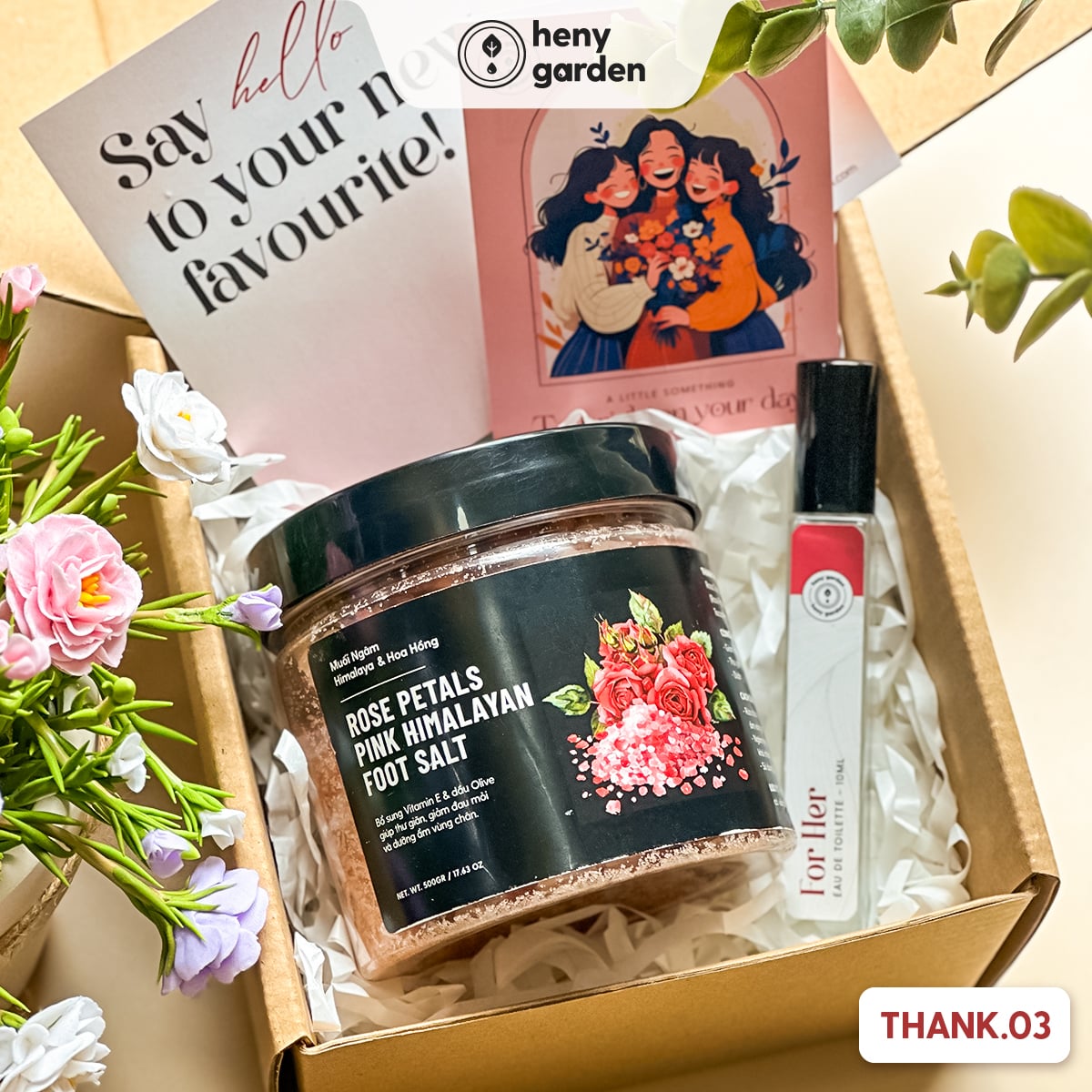 Set Quà Tặng 20/10 Doanh Nghiệp HENY GARDEN