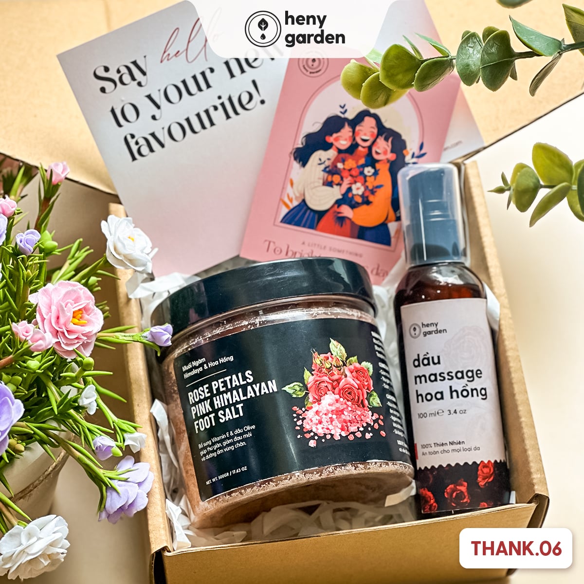 Set Quà Tặng 20/10 Doanh Nghiệp HENY GARDEN