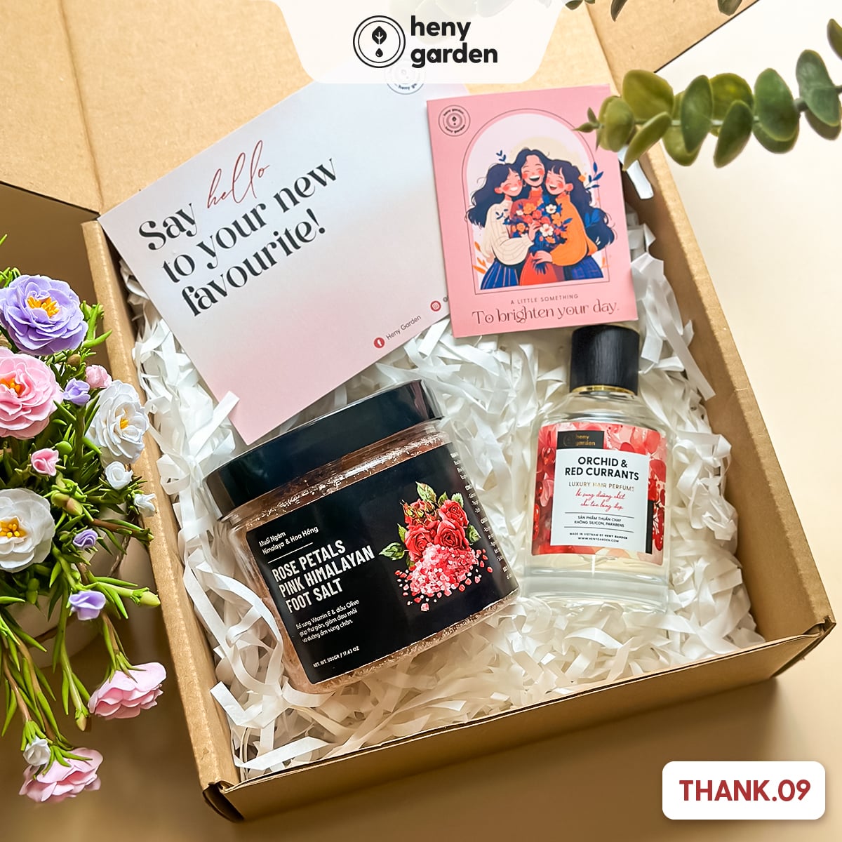 Set Quà Tặng 20/10 Doanh Nghiệp HENY GARDEN