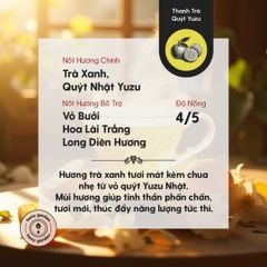 Tinh Dầu Thơm Phòng Phối Hương Trà Quýt Yuzu (Yuzu Tea) Xông Phòng HENY GARDEN