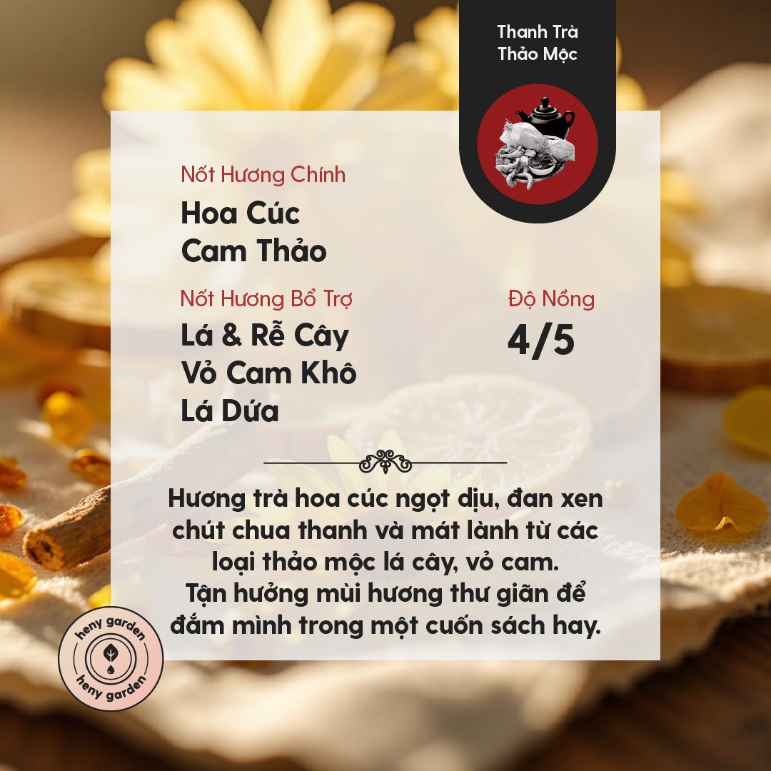 Tinh Dầu Thơm Phòng Phối Hương 27 MÙI HENY GARDEN