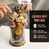 [Quà Valentine 14/2] Lọ Khuếch Tán Tinh Dầu Hoa Gỗ Khô Tự Nhiên Phong Cách Vintage Heny Garden
