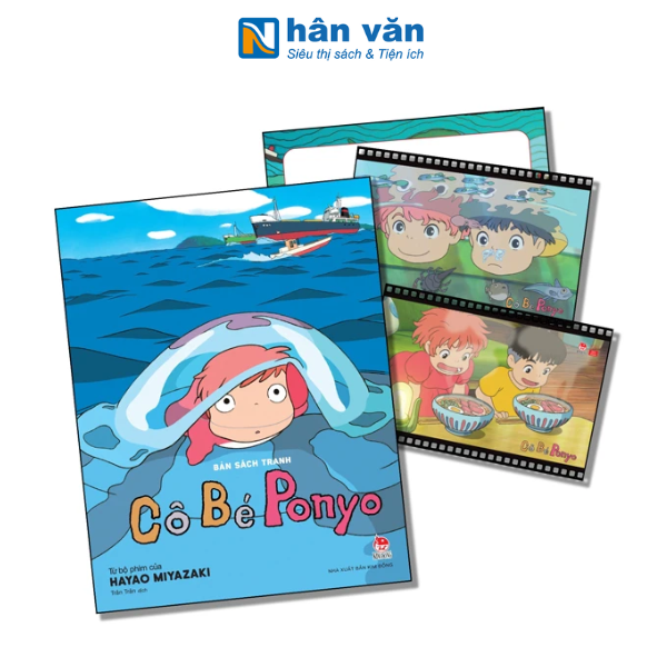 Cô Bé Ponyo - Bản Sách Tranh - Tặng Kèm 2 Postcard Kèm Khung 1