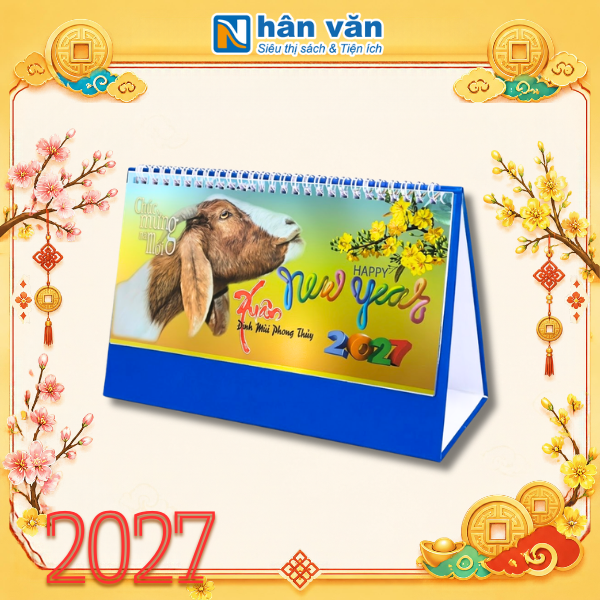 Lịch Để Bàn - Đinh Mùi Phong Thủy - Văn Khoa - nhanvan.vn