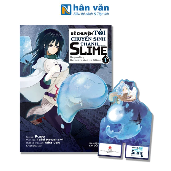 [Manga] Về Chuyện Tôi Chuyển Sinh Thành Slime - Regarding Reincarnated To Slime - Tập 1 - Tặng Kèm Standee PVC - nhanvan.vn