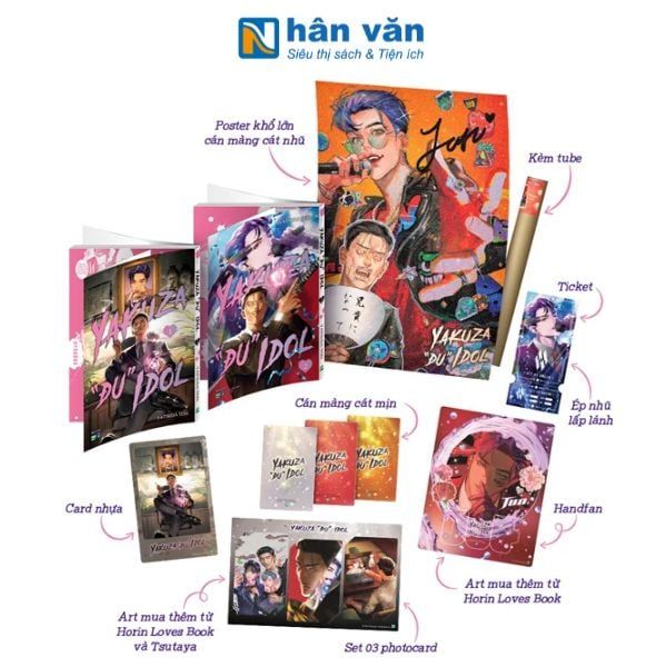 Bộ Manga - Yakuza “Đu” Idol: Tập 1 + Tập 2 (Bộ 2 Tập) - Bản Sưu Tầm - nhanvan.vn