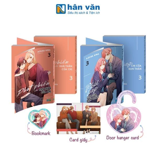 Bộ Manga - Phải Lòng Chị Của Bạn Thân - Tập 3 + Phát Phiền Với Bạn Thân Của Chị - Tập 3 (Bộ 2 Cuốn) - nhanvan.vn