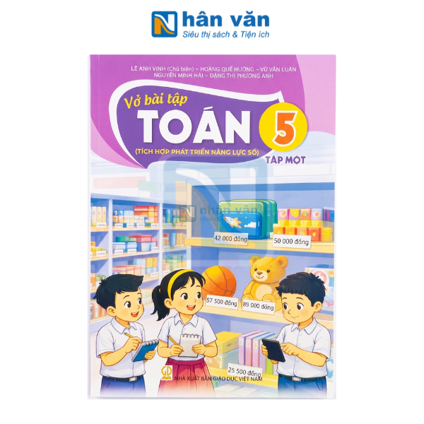 Vở Bài Tập Toán Lớp 5 - Tập 1 - Tích Hợp Phát Triển Năng Lực Số - Kết Nối Tri Thức - 2026 1