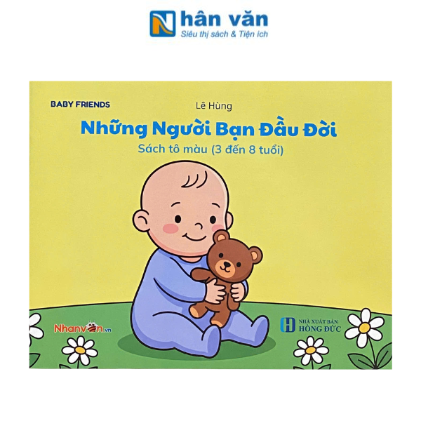 Baby Friends - Những Người Bạn Đầu Đời - Sách Tô Màu (3-8 Tuổi) - nhanvan.vn