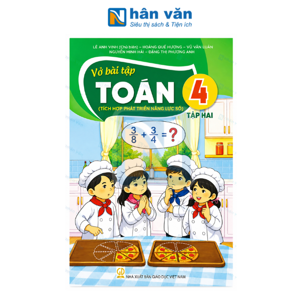 Vở Bài Tập Toán 4 - Tập 2 - Tích Hợp Phát Triển Năng Lực Số - Kết Nối Tri Thức - 2026 - nhanvan.vn