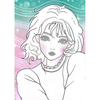  Tủ Sách Trang Điểm Thần Tượng K-Pop - Sticker Và Tô Màu - Tập 1 