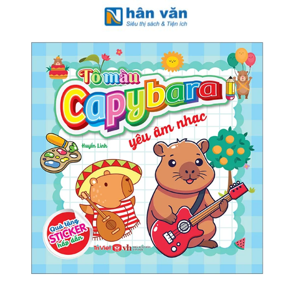 Tô Màu Capybara - Yêu Âm Nhạc - nhanvan.vn