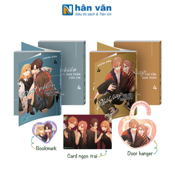 Bộ Manga - Phải Lòng Chị Của Bạn Thân - Tập 4 + Phát Phiền Với Bạn Thân Của Chị - Tập 4 (Bộ 2 Cuốn) - nhanvan.vn