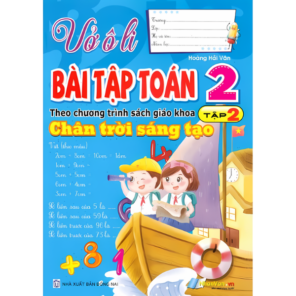  Vở Ôli Bài Tập Toán Lớp 2 - Tập 2 - Chân Trời Sáng Tạo 