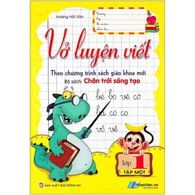 Vở Luyện Viết Lớp 1 - Tập 1 - Chân Trời Sáng Tạo