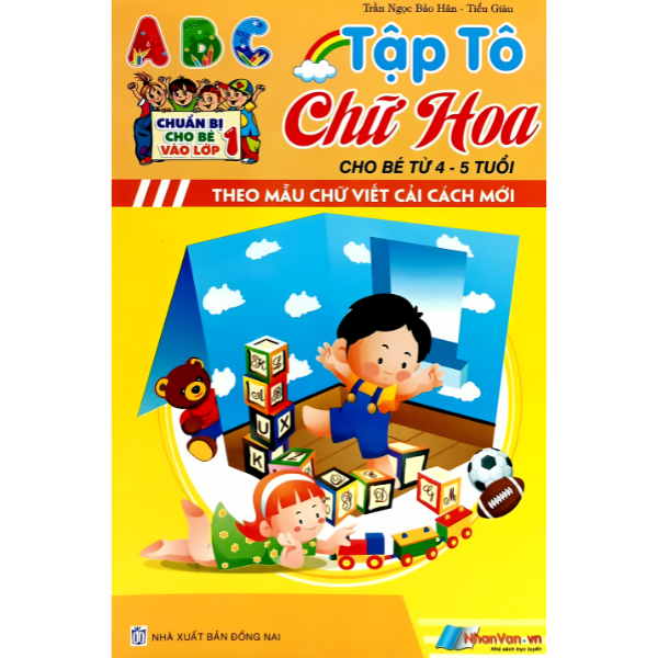 CBCBVL1 - Tập tô chữ hoa (4-5 tuổi) (ĐN) - nhanvan.vn