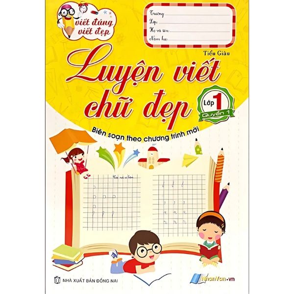  Luyện Viết Chữ Đẹp Lớp 1 Quyển 1 