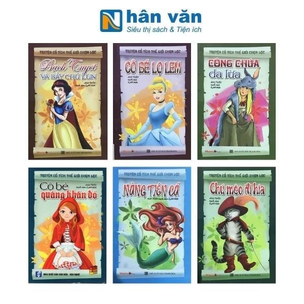  Combo Truyện Cổ Tích Thế Giới - Nhiều Chủ Đề 