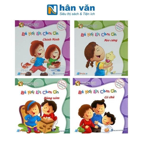  Combo Bé Nói Lời Cảm Ơn - Nhiều Chủ Đề 