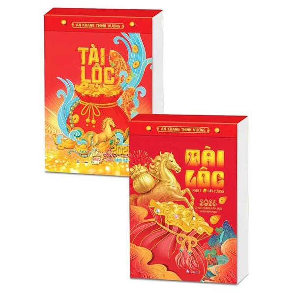 Lịch Bloc Đại - Tài Lộc - Túi Tiền - 14,5x20,5 - nhanvan.vn