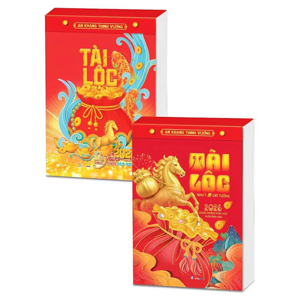  Lịch Bloc Đại - Tài Lộc - Túi Tiền - 14,5x20,5 