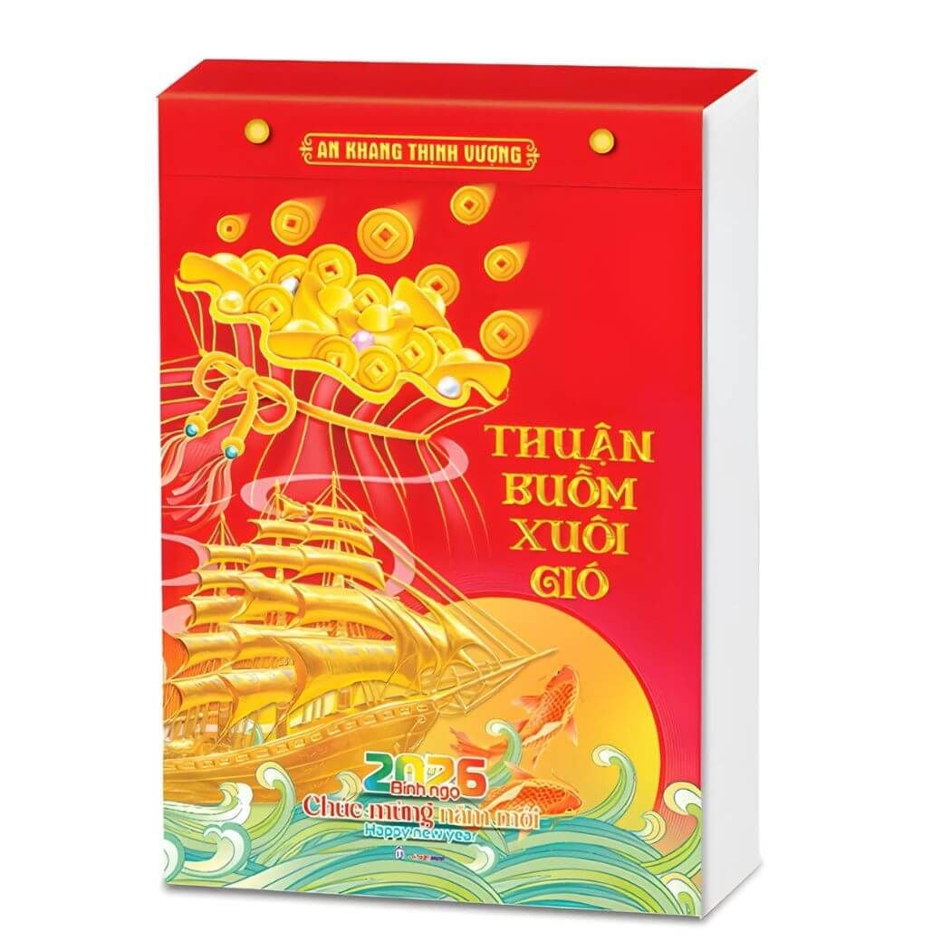  Lịch Bloc Đại - Thuận Buồm Xuôi Gió - 13x19 