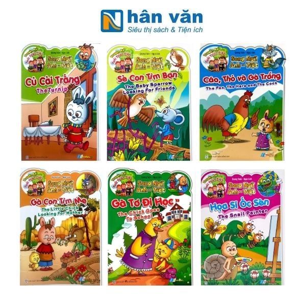 Combo Truyện Kể Tuổi Thần Tiên - Song Ngữ Anh Văn - Nhiều Chủ Đề - nhanvan.vn