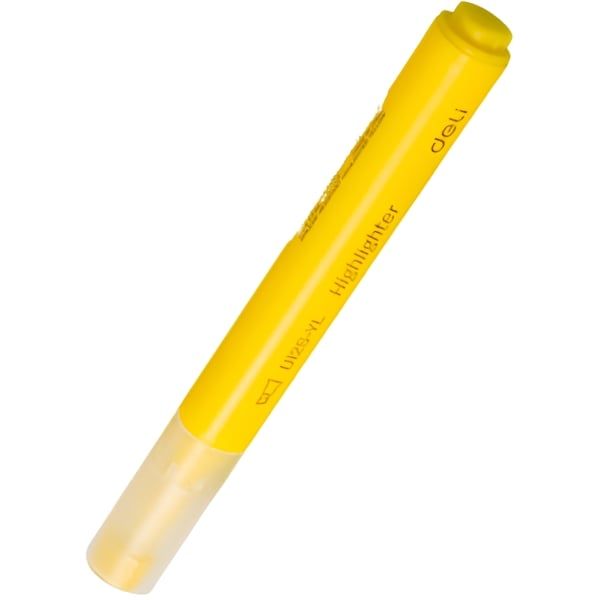  Bút Highlight Deli - Màu Vàng Chanh - EU12S 