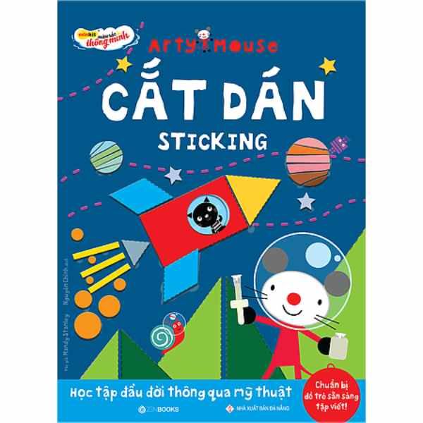 [SÁCH CŨ] Arty Mouse - Cắt Dán Sticking - nhanvan.vn