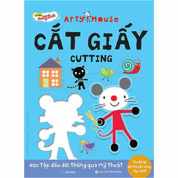 [SÁCH CŨ] Arty Mouse - Cắt Giấy - Cutting - nhanvan.vn