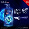  [Mua 1 Tặng 1] Dầu Gội Sạch Gàu Dành Cho Nam Clear Men Cool Sport Bạc Hà Chai 630G 