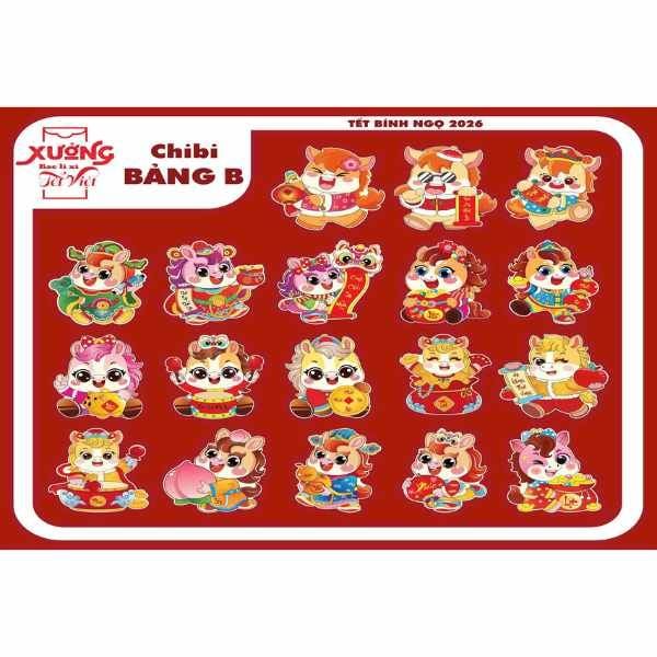 Bao Lì Xì Chibi - nhanvan.vn