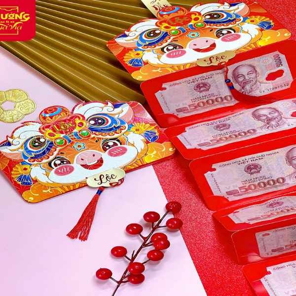 Bao Lì Xì Tết 6 Ngăn - nhanvan.vn