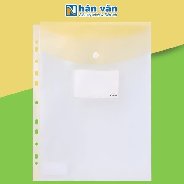 Bìa Nút 11 Lỗ Kinary FB1071 - Màu Vàng - nhanvan.vn