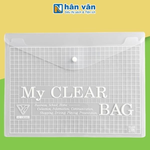 Bìa Nút F - My Clear Bag - nhanvan.vn