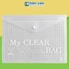 Bìa Nút F4 - My Clear Bag