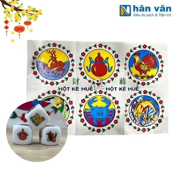 Bộ Bầu Cua Cá Cọp Giải Trí - 3 Viên Đá - nhanvan.vn