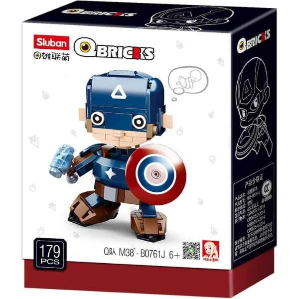  Bộ Đồ Chơi Lắp Ráp Siêu Anh Hùng Captain America Sluban M38-B0761J 