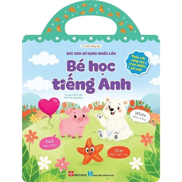 Bóc Dán Sử Dụng Nhiều Lần - Bé Học Tiếng Anh - nhanvan.vn